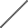 Thumbnail Image 2 of Foxtail Chain Necklace 5mm Black Ion-Plated Solid Stainless Steel 24&quot;
