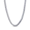 Thumbnail Image 1 of Foxtail Chain Necklace 5mm Solid Stainless Steel & Blue Ion-Plating 20&quot;