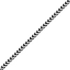Thumbnail Image 2 of Foxtail Chain Necklace 4mm Solid Stainless Steel & Black Ion-Plating 30&quot;