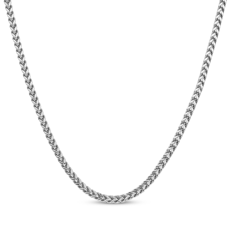 Main Image 1 of Foxtail Chain Necklace 4mm Solid Stainless Steel 22&quot;