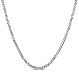 Foxtail Chain Necklace 4mm Solid Stainless Steel 18"