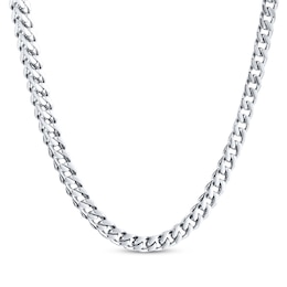 Foxtail Chain Necklace 4mm Solid Stainless Steel 18"