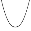Thumbnail Image 1 of Snake Chain Necklace 2.5mm Black Ion-Plated Solid Stainless Steel 30&quot;