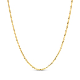 Snake Chain Necklace 2.5mm Yellow Ion-Plated Solid Stainless Steel 30"