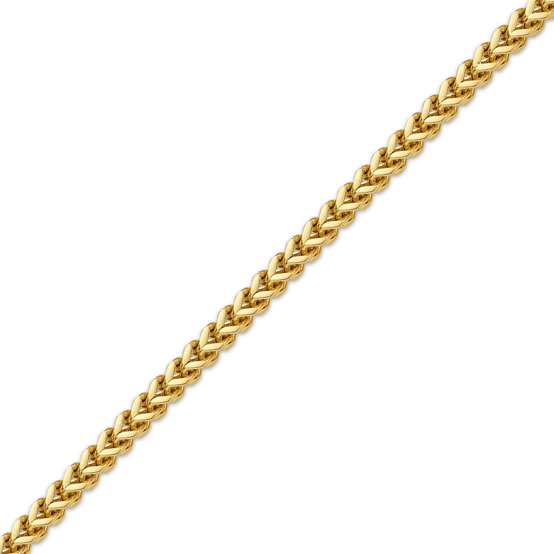 Main Image 2 of Foxtail Chain Necklace 2.5mm Yellow Ion-Plated Solid Stainless Steel 20&quot;