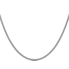 Thumbnail Image 1 of Curb Chain Necklace 2mm Black Ion-Plated Solid Stainless Steel 30&quot;