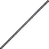 Thumbnail Image 2 of Curb Chain Necklace 2mm Black Ion-Plated Solid Stainless Steel 30&quot;