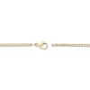 Thumbnail Image 3 of Curb Chain Necklace 2mm Yellow Ion-Plated Solid Stainless Steel 30&quot;