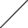 Thumbnail Image 1 of Solid Box Chain Necklace 2mm Black Ion-Plated Stainless Steel 24"