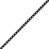Thumbnail Image 2 of Box Chain Necklace 2mm Black Ion-Plated Solid Stainless Steel 24&quot;