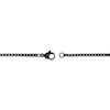 Thumbnail Image 2 of Solid Box Chain Necklace 2mm Black Ion-Plated Stainless Steel 24"