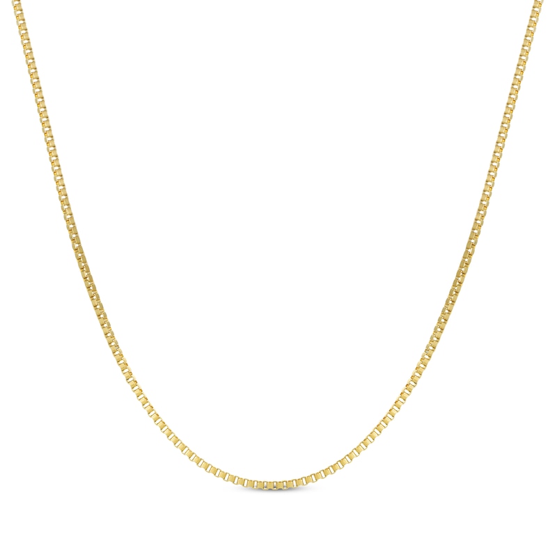 Main Image 1 of Box Chain Necklace 2mm Yellow Ion-Plated Solid Stainless Steel 22&quot;