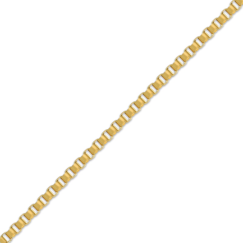 Main Image 2 of Box Chain Necklace 2mm Yellow Ion-Plated Solid Stainless Steel 22&quot;