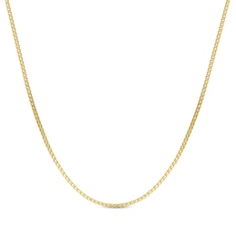 Box Chain Necklace 2mm Yellow Ion-Plated Solid Stainless Steel 30"
