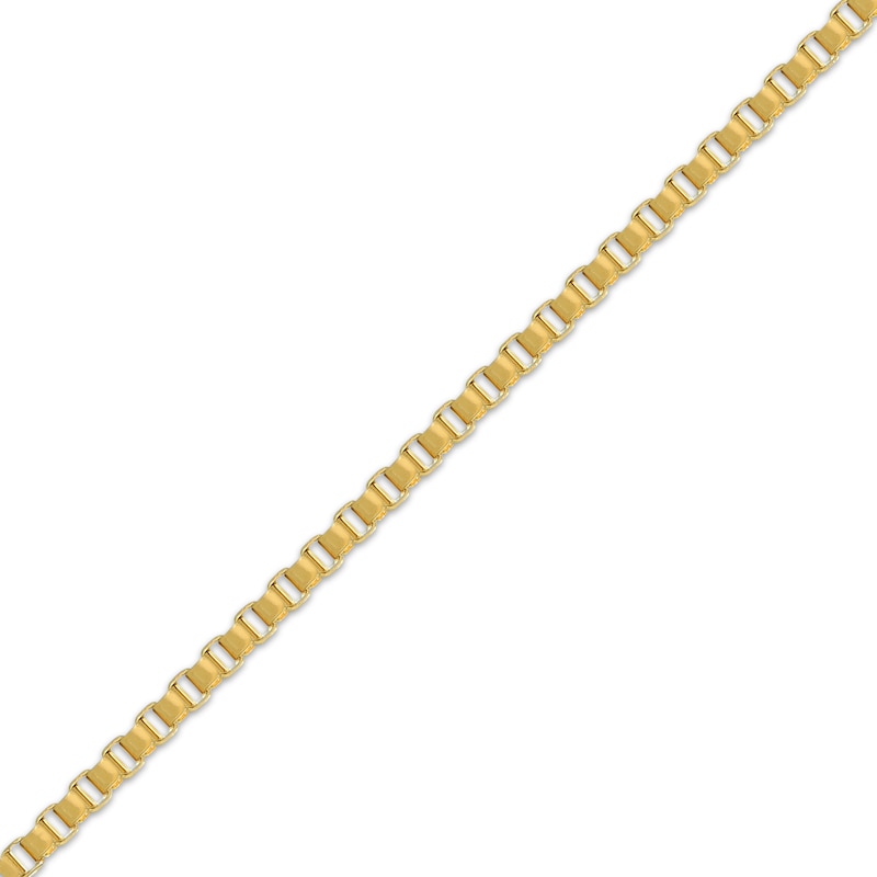 Main Image 2 of Box Chain Necklace 2mm Yellow Ion-Plated Solid Stainless Steel 30&quot;