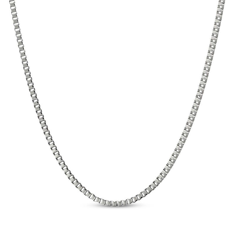 Main Image 1 of Box Chain Necklace 2mm Solid Stainless Steel 30&quot;