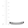 Thumbnail Image 5 of Men's Brown Leather Bracelet Stainless Steel 8.5&quot;