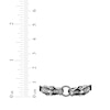 Thumbnail Image 5 of Men's Leather Bracelet Stainless Steel 8.5&quot;