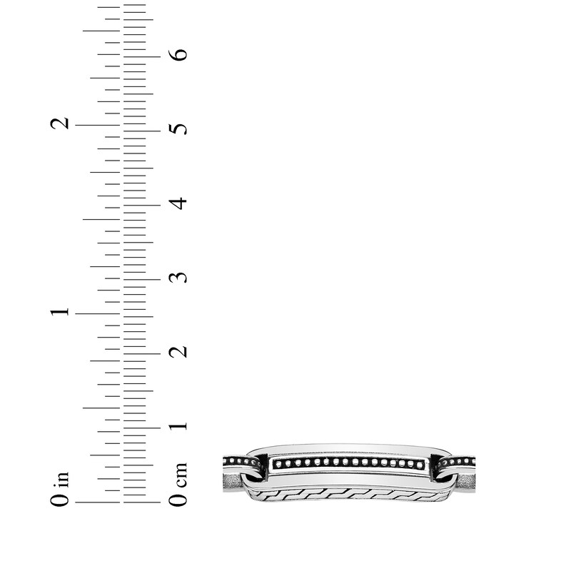 Main Image 5 of Chain Link Bracelet Solid Stainless Steel 8.5"