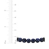 Thumbnail Image 4 of Men's Sodalite & Blue Leather Bracelet Stainless Steel 8.5"