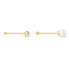 Thumbnail Image 0 of Cultured Pearl & Ball Nose Ring Stud Set 14K Yellow Gold
