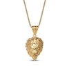 Thumbnail Image 0 of Lion's Head Necklace Yellow Ion-Plated Stainless Steel 22"