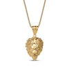 Thumbnail Image 1 of Lion's Head Necklace Yellow Ion-Plated Stainless Steel 22&quot;
