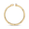 Thumbnail Image 2 of Diamond Deconstructed Flex Cuff Ring 1/8 ct tw 10K Yellow Gold