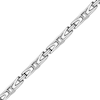 Thumbnail Image 2 of Byzantine Chain Necklace 6mm Solid Stainless Steel 24&quot;