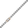 Thumbnail Image 2 of Box Chain Necklace 4.5mm Solid Stainless Steel & Yellow Ion Plating 22&quot;