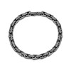 Thumbnail Image 2 of Men's Antique Finish Link Bracelet 10.5mm Black Ion-Plated Solid Stainless Steel 7.75&quot;
