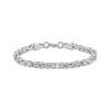 Thumbnail Image 1 of Byzantine Chain Bracelet 6mm Solid Stainless Steel 8&quot;