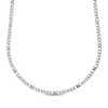 Thumbnail Image 1 of Fancy Link Necklace 5.4mm Solid Sterling Silver 22&quot;