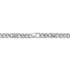 Thumbnail Image 2 of Fancy Link Necklace 5.4mm Solid Sterling Silver 22&quot;