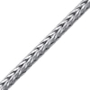 Thumbnail Image 2 of Round Foxtail Chain Bracelet 3.7mm Hollow Sterling Silver 8.25&quot;