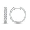 Thumbnail Image 3 of KAY Lab-Grown Diamonds Two-Row Hoop Earrings 1 ct tw 10K White Gold