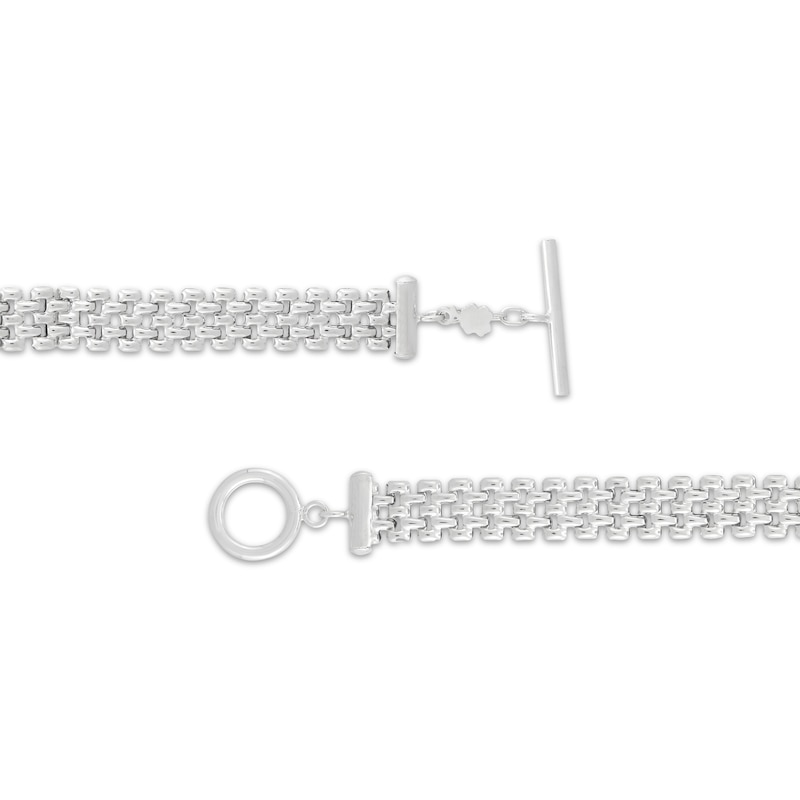 Main Image 2 of Stampato Chain Necklace Hollow Sterling Silver 18&quot;