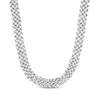 Thumbnail Image 1 of Solid Braided Chain Necklace Sterling Silver 16&quot;