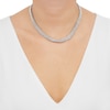 Thumbnail Image 3 of Solid Braided Chain Necklace Sterling Silver 16&quot;