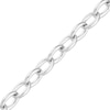 Thumbnail Image 2 of Rolo Chain Bracelet Hollow Sterling Silver 8.25&quot;