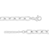 Thumbnail Image 3 of Rolo Chain Bracelet Hollow Sterling Silver 8.25&quot;