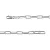 Thumbnail Image 3 of Paperclip Chain Necklace 3.5mm Solid Sterling Silver 18&quot;
