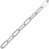 Thumbnail Image 2 of Paperclip Chain Bracelet 3.5mm Solid Sterling Silver 7.5&quot;