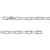 Thumbnail Image 3 of Paperclip Chain Bracelet 3.5mm Solid Sterling Silver 7.5&quot;