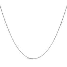 Round Box Chain Necklace 2mm Solid Stainless Steel 18"