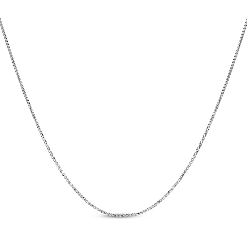 Main Image 1 of Round Box Chain Necklace 2mm Solid Stainless Steel 18&quot;