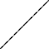 Thumbnail Image 2 of Round Box Chain Necklace 2mm Black Ion-Plated Solid Stainless Steel 22&quot;