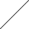 Thumbnail Image 2 of Round Box Chain Necklace 2mm Black Ion-Plated Solid Stainless Steel 30&quot;