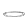 Thumbnail Image 1 of Crossover Bangle Bracelet Sterling Silver 7.5&quot;