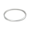 Thumbnail Image 2 of Crossover Bangle Bracelet Sterling Silver 7.5&quot;